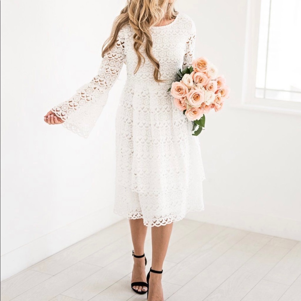 JessaKae White Lace Dress